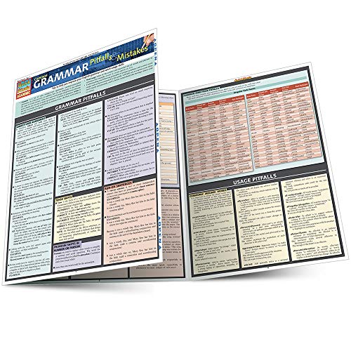 Common Grammar Pitfalls &amp Mistakes [Fold-out book or cha]