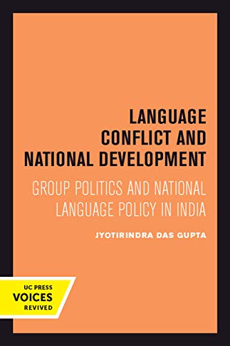 Language Conflict and National Development Group Politics and National Language [Paperback]