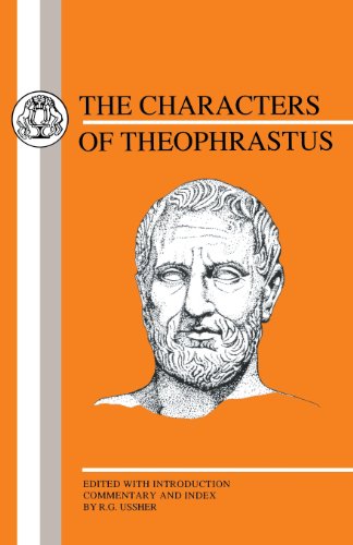 Characters of Theophrastus [Paperback]