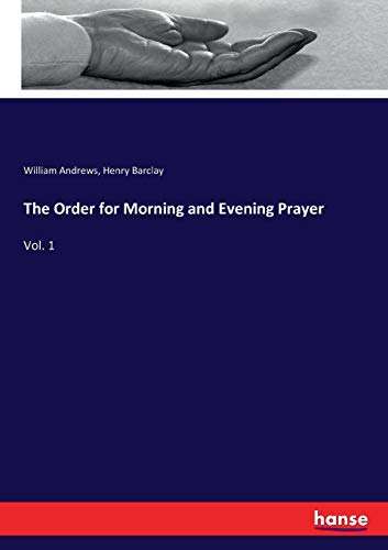 Order for Morning and Evening Prayer [Paperback]