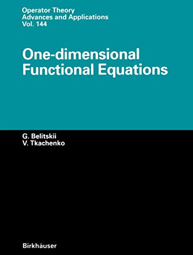 One-dimensional Functional Equations [Hardcover]