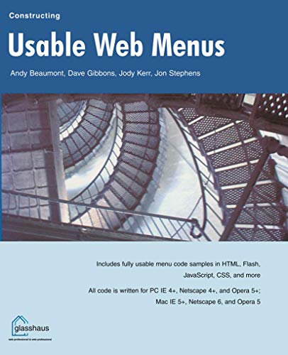 Constructing Usable Web Menus [Paperback]