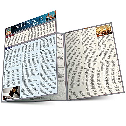 Robert&39s Rules Of Order [Fold-out book or cha]