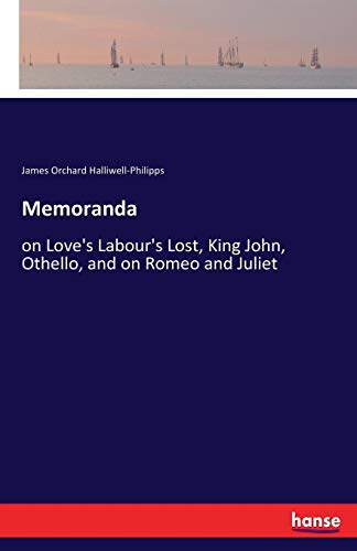 Memoranda [Paperback]