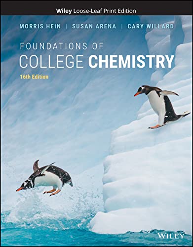 Foundations of College Chemistry [Loose-leaf]