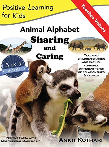 Animal Alphabet Sharing And Caring 5-In-1 Book Teaching Children Important Conc [Hardcover]