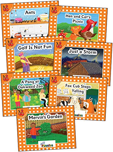Jolly Phonics Orange Level Readers Complete Set  In Print Letters (American Eng [Paperback]