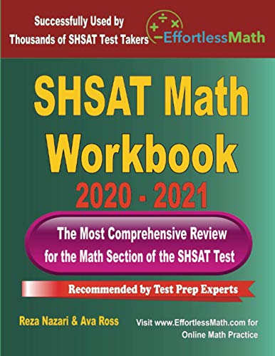 SHSAT Math Workbook 2020 - 2021  The Most Comprehensive Review for the Math Sec [Paperback]
