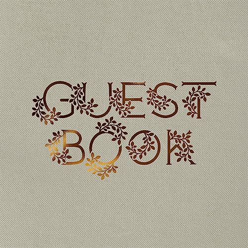 Wedding Guest Book An Heirloom-Quality Guest Book with Foil Accents and Hand-Dr [Hardcover]