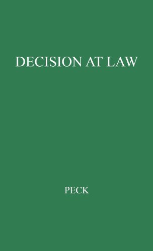 Decision At Law [Hardcover]