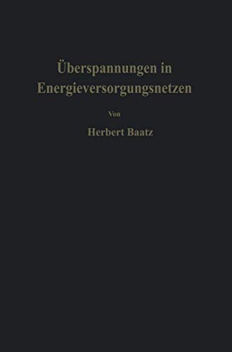 berspannungen in Energieversorgungsnetzen [Paperback]