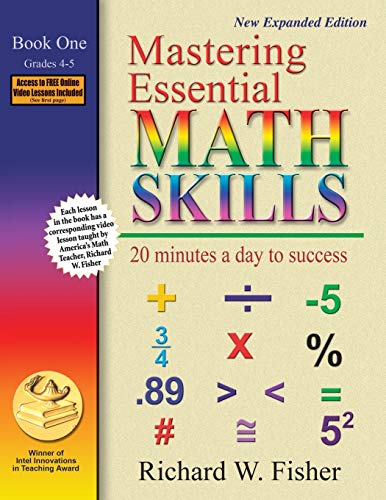 Mastering Essential Math Skills 20 Minutes A Day To Success, Book 1 Grades 4-5 [Paperback]
