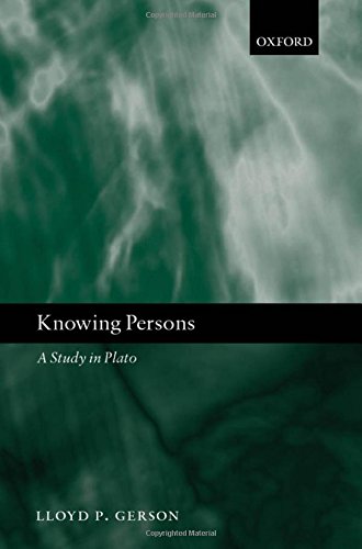 Knowing Persons A Study in Plato [Hardcover]