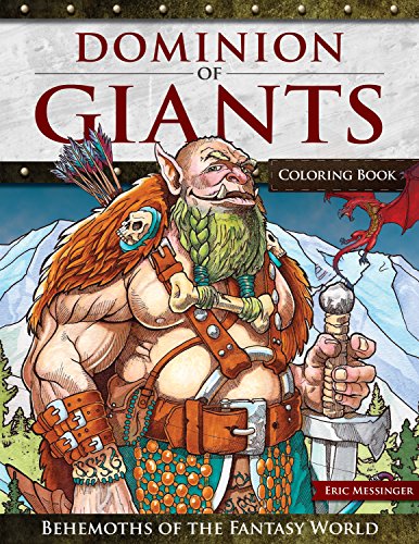 Dominion of Giants Coloring Book Behemoths of the Fantasy World [Paperback]