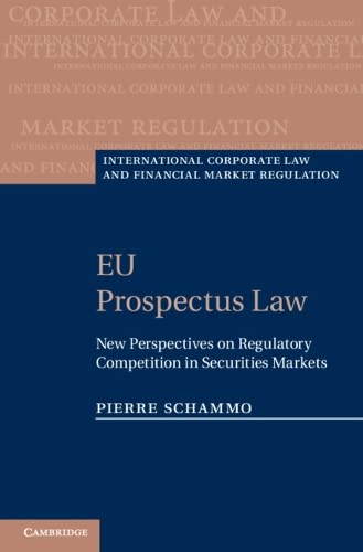 EU Prospectus Law New Perspectives on Regulatory Competition in Securities Mark [Hardcover]