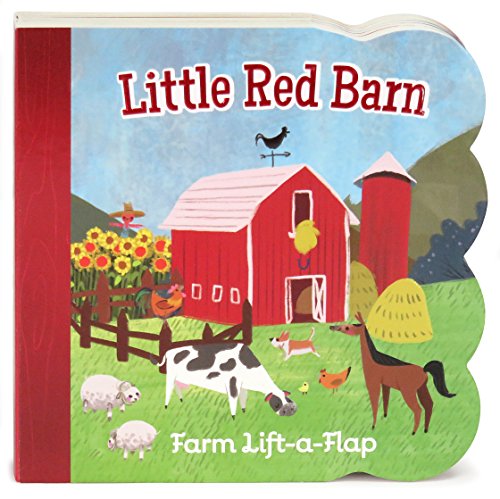Little Red Barn Lift-A-Flap Board Book (babies Love) [Hardcover]