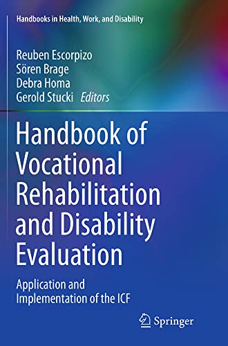 Handbook of Vocational Rehabilitation and Disability Evaluation Application and [Paperback]