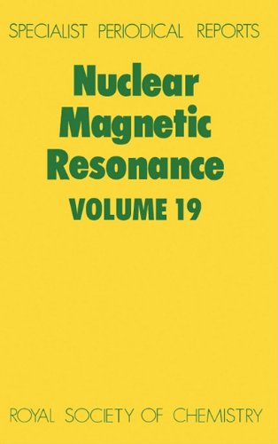 Nuclear Magnetic Resonance Volume 19 [Hardcover]