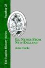 Ill Newes From New-England [Paperback]