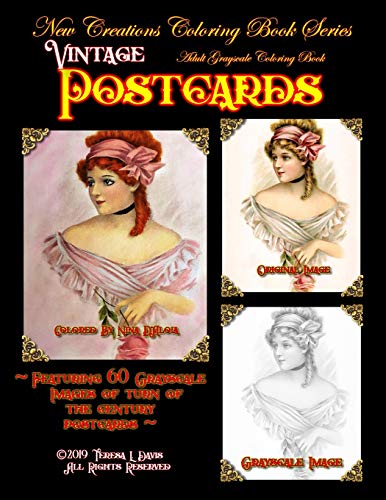 New Creations Coloring Book Series  Vintage Postcards Ladies [Unknown]