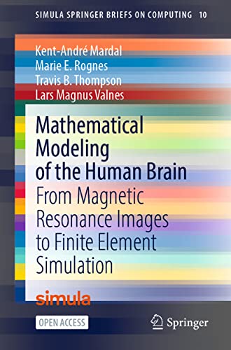 Mathematical Modeling of the Human Brain From Magnetic Resonance Images to Fini [Paperback]