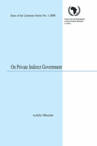 On Private Indirect Government (state Of The Literature) [Paperback]