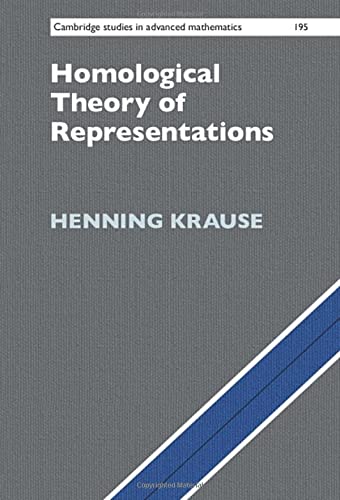 Homological Theory of Representations [Hardcover]