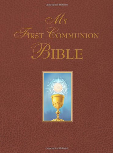 My First Communion Bible (burgundy) [Hardcover]