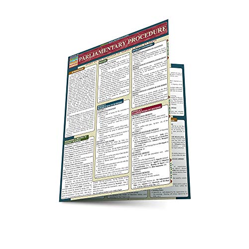 Parliamentary Procedure [Fold-out book or cha]