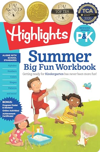 Summer Big Fun Workbook Bridging Grades P &amp K Kindergarten Summer Workbook  [Paperback]