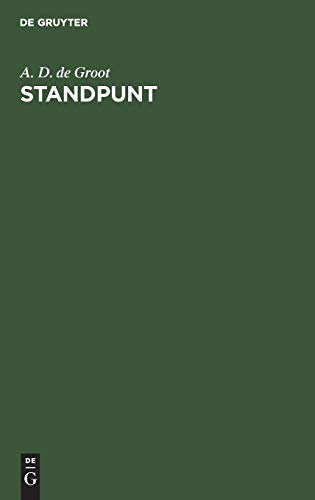 Standpunt  Over onderwijs, democratie en Wetenschap [Hardcover]