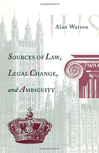 Sources Of Law, Legal Change, And Ambiguity [Paperback]