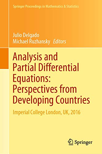 Analysis and Partial Differential Equations Perspectives from Developing Countr [Hardcover]