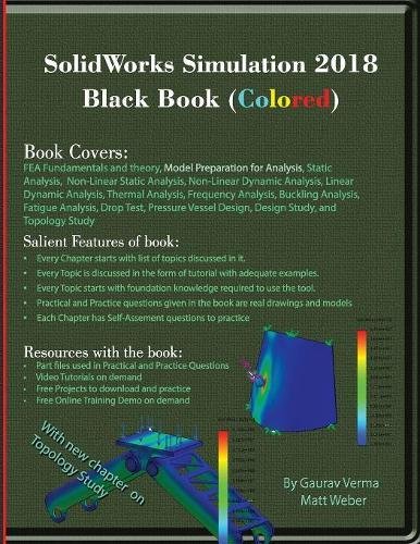 Solidworks Simulation 2018 Black Book (Colored) [Paperback]