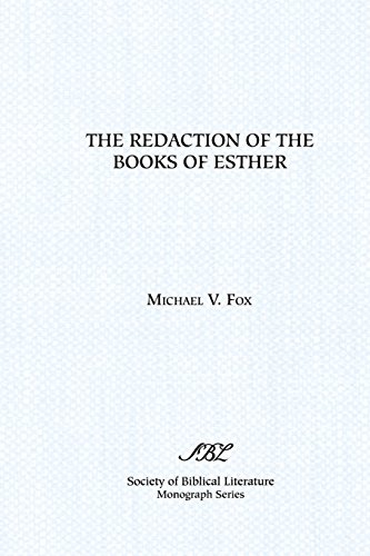 Redaction of the Books of Esther  On Reading Composite Texts [Paperback]