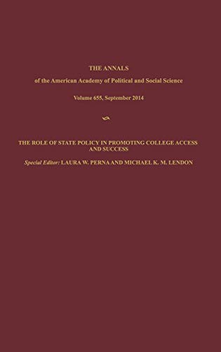 The Role of State Policy in Promoting College Access and Success [Hardcover]