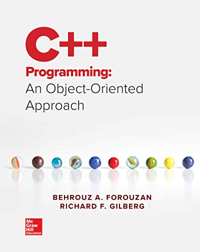 Loose Leaf for C++ Programming An Object-Oriented Approach [Loose-leaf]