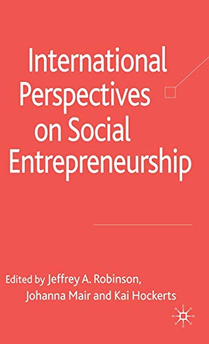 International Perspectives on Social Entrepreneurship [Hardcover]