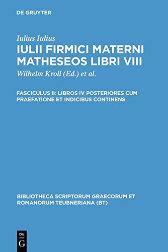 Matheseos, vol. II. Libri V-VIII cum praefatione et indicibus [Hardcover]