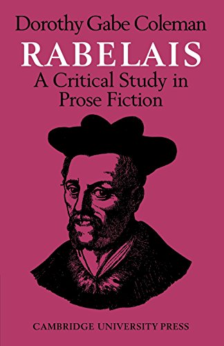Rabelais A Critical Study in Prose Fiction [Paperback]