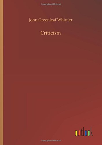 Criticism [Paperback]
