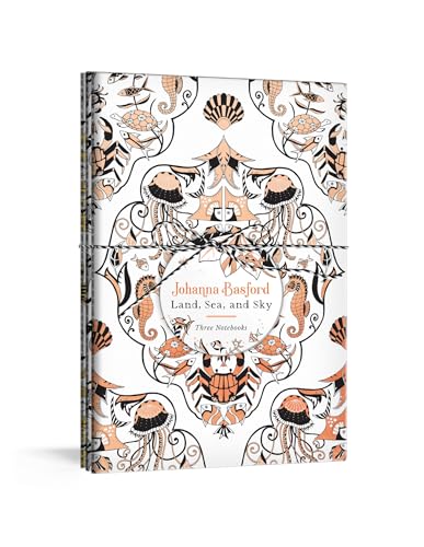 Johanna Basford Land, Sea, and Sky Three Colorable Notebooks [Diary]
