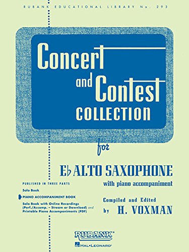Concert and Contest Collection for Eb Alto Saxophone Piano Accompaniment [Paperback]