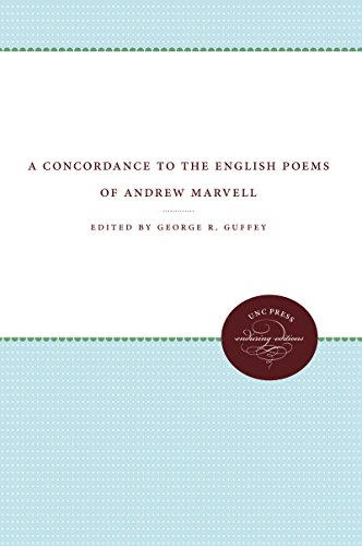 A Concordance To The English Poems Of Andrew Marvell (enduring Editions) [Paperback]