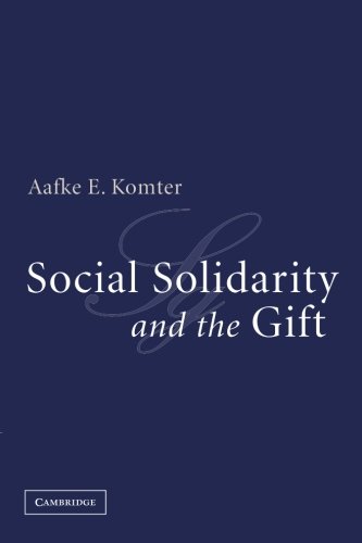 Social Solidarity and the Gift [Paperback]