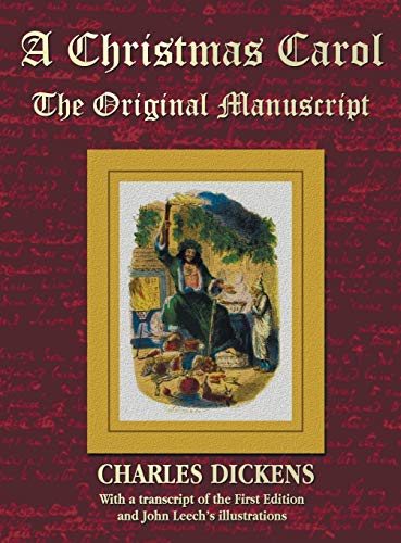 A Christmas Carol - The Original Manuscript In Original Size - With Original Ill [Hardcover]