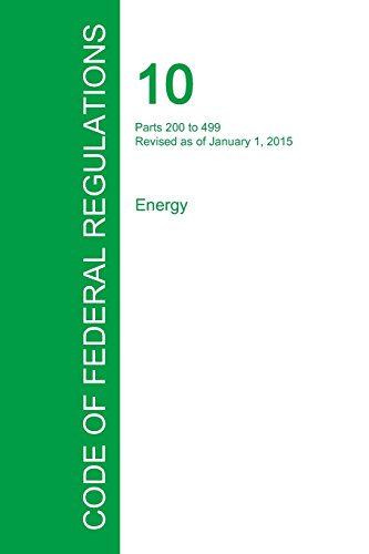 Code Of Federal Regulations Title 10, Volume 3, January 1, 2015 [Paperback]