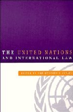 The United Nations and International Law [Hardcover]