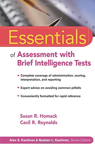 Essentials of Assessment with Brief Intelligence Tests [Paperback]