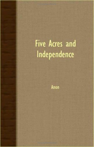 Five Acres and Independence [Unknown]